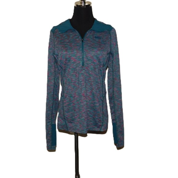 REI Long Sleeve 1/4 Zip Pullover Hoodie Women's Size Medium - Picture 1 of 7